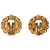 Orecchini a clip rotondi placcati oro Chanel CC Gold D'oro - vista 2