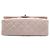 Borsa a tracolla Chanel Reissue 2.55 Double Flap 226 in camoscio matelassé rosa - vista 3