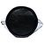 Borsa a secchiello Chanel Coco Camellia Small in PVC nero e vitello stropicciato - vista 3