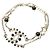 Bracciale Chanel placcato oro CC con perle finte e strass D'oro