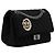 Borsa a tracolla Chanel Reissue in lana nera Nero - vista 2