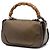 Borsa New Bamboo in pelle marrone Gucci Medium - vista 2