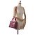 Borsa Lady Dior Satchel Medium in tweed Macrocannage rosa - vista 11