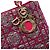 Borsa Lady Dior Satchel Medium in tweed Macrocannage rosa - vista 9