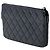 Clutch Chanel CC in pelle d'agnello matelassé nera Nero - vista 2