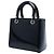 Borsa Lady Dior Medium in vernice nera Nero - vista 2