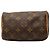 Borsa Louis Vuitton Monogram Nano Speedy Bandouliere Marrone - vista 3