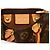 Borsa Louis Vuitton Monogram Nano Speedy Bandouliere Marrone - vista 5