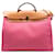 Borsa Hermès Toile Herbag Zip 39 Rosa  - vista 1
