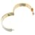 Bracciale Clic H PM stretto in smalto bianco Hermès - vista 4