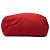 Borsa tote Chanel Coco Cocoon media in nylon matelassé rosso - vista 3