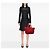 Borsa tote Chanel Coco Cocoon media in nylon matelassé rosso - vista 7