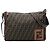 Borsa a tracolla Fendi Zucca Canvas marrone