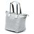 Silver Gucci GG Canvas Web Tote Silvery - view 2