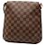 Borsa a tracolla Louis Vuitton Damier Ebene Musette Salsa marrone con tracolla lunga - vista 2