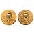 Orecchini a clip rotondi placcati oro Chanel CC Gold D'oro - vista 2