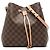 Borsa a secchiello Louis Vuitton Damier Ebene NeoNoe MM Marrone