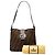 Borsa a tracolla Fendi Zucca Canvas marrone - vista 8