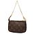 Bolsa de mão Mini Pochette Accessoires Louis Vuitton Monogram Castanha Marrom - vista 2