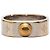 Louis Vuitton Nanogram Ring aus silberfarbenem Messing