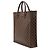 Borsa Tote Louis Vuitton Damier Ebene Sac Plat Marrone - vista 2