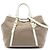 Sac à main Prada Canvas Canapa Logo Bow Beige
