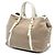 Sac à main Prada Canvas Canapa Logo Bow Beige - vue 2