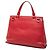 Bamboo Borsa Satchel Daily Gucci Small in pelle rossa con bambù Rosso - vista 2