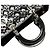Borsa Lady Dior Large in pelle verniciata Cannage Nera Nero - vista 10