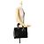 Borsa Lady Dior Large in pelle verniciata Cannage Nera Nero - vista 11