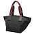 Borsa Tote Gucci GG in nylon nero con banda Web - vista 2