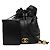 Borsa a secchiello Chanel Caviar Triple CC con coulisse Nero - vista 8