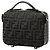 Borsa Satchel Mini Zucca Canvas Fendi Nera Nero - vista 2