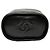 Borsa Vanity Case Chanel in pelle d'agnello matelassé nera con nappina e tracolla a catena Nero - vista 3