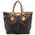 Borsa Satchel Louis Vuitton Monogram Palermo PM Marrone