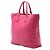 Borsa Tote Convertibile Prada Vitello Daino Rosa con Zip Laterale - vista 2