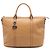 Borsa Satchel Gucci in pelle marrone con ciondolo GG