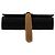 Borsa a tracolla Saint Laurent Kate Tassel Small in camoscio nero con monogramma - vista 3