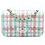 Bolso bandolera Chanel Mini Rectangular Classic de piel de becerro estampada en verde con solapa única
