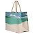 Borsa da spiaggia Hermès Toile Escale a la Plage Marrone - vista 2