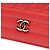 Borsa a tracolla Chanel Diagonal Wallet On Chain in pelle di capra matelassé rossa Rosso - vista 6