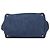 Tote Borsa Satchel Prada Large Denim Canapa Logo Blu - vista 3