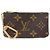 Portachiavi Monogram Louis Vuitton Brown Marrone
