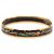 Bracciale in smalto Hermès Narrow Qu Importe le Flacon Nero 62 - vista 2