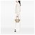 Borsa Tote Anagram Small in rafia bianca LOEWE Bianco - vista 6