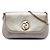 Borsa a tracolla Gucci 1973 Medium in pelle dorata con catena D'oro