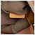 Borsa secchiello Burberry Mini Mega Check Canvas Ashby con nappe marrone - vista 5