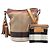 Borsa secchiello Burberry Mini Mega Check Canvas Ashby con nappe marrone - vista 8