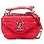 Borsa a catena Louis Vuitton New Wave PM rossa Rosso