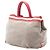Borsa Tote Prada in Canvas Canapa Logo Beige - vista 2
